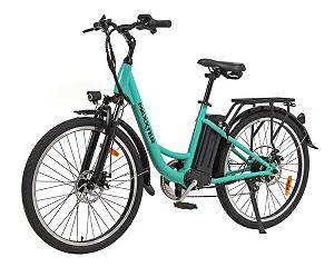 Електричний велосипед Maxxter CITY 2.0 LightBlue 250W світло-синій synthetic.ua - Фото 1