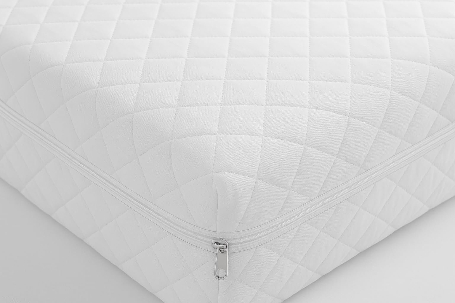 Наматрасник стеганый на молнии пыленепроницаемый дышащий чехол от клопов, фото №2