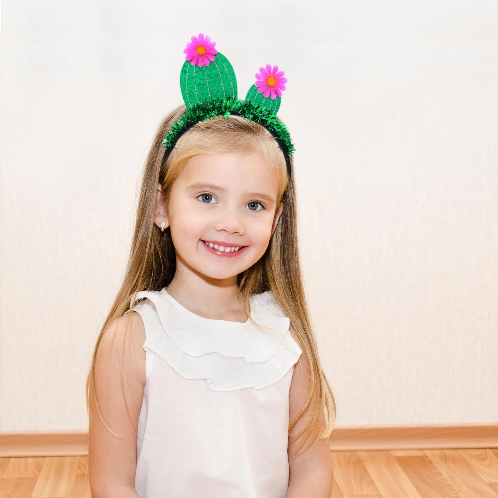 Обруч Кактус Веселий з рожевими квітами, фото №6 Обруч Кактус Веселий з рожевими квітами, фото №6