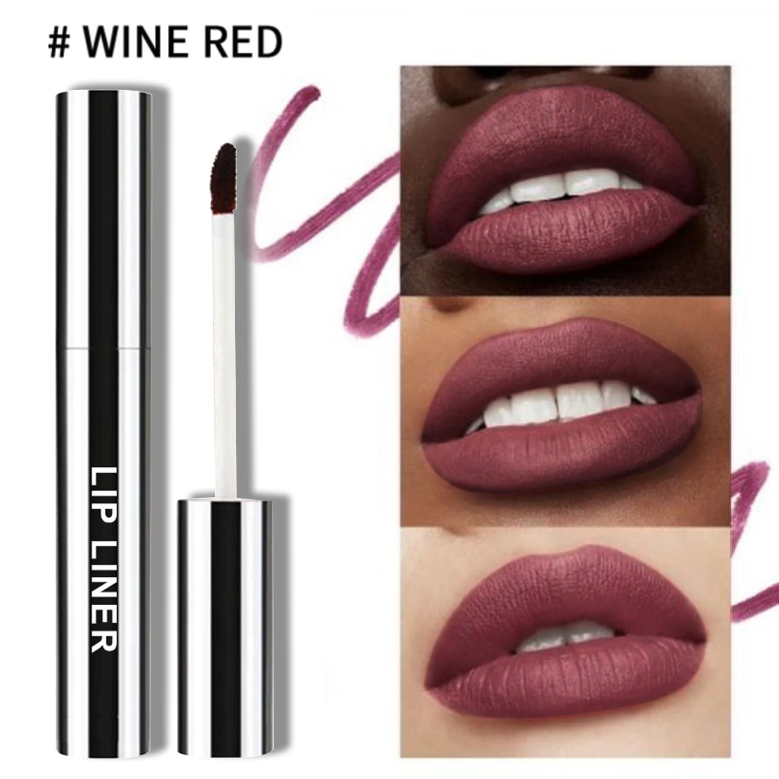 Контурный карандаш YANINEE 2x Long-Lasting Peel Off Waterproof Lip Stain Not Loose, фото №2