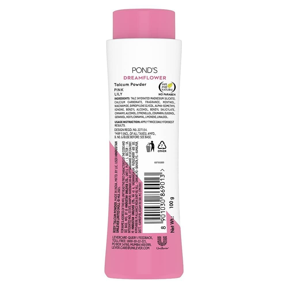 Пудра для тела Pond's Dreamflower 100 г, фото №2 Пудра для тела Pond's Dreamflower 100 г, фото №2