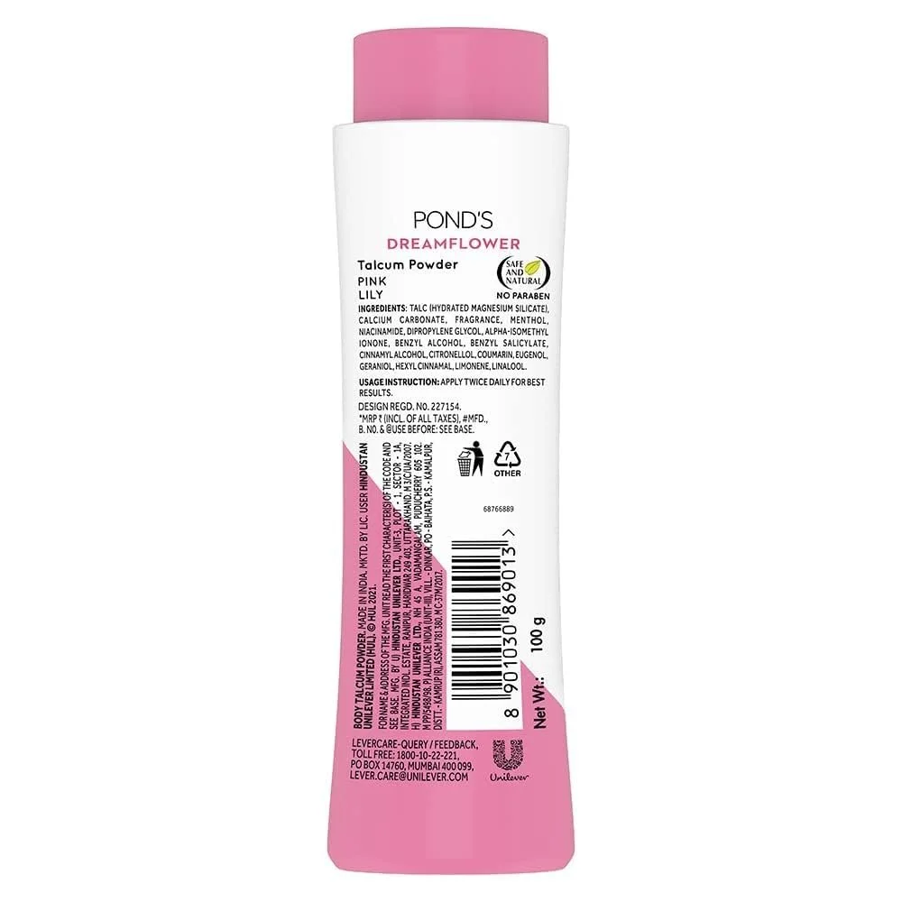 Пудра для тела Pond's Dreamflower 100 г, фото №2 Пудра для тела Pond's Dreamflower 100 г, фото №2