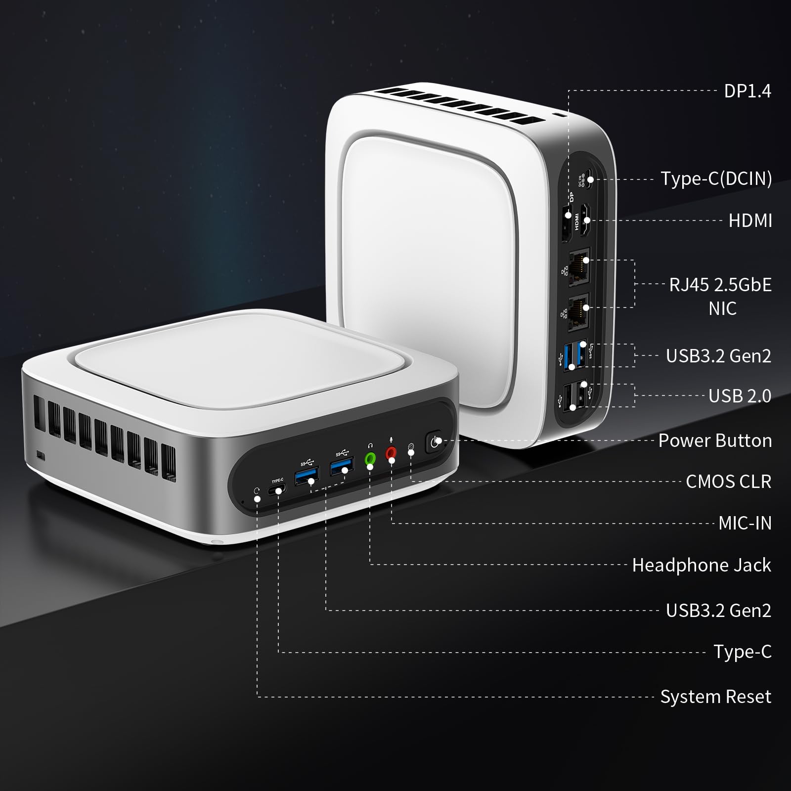 AWOW Міні ПК i9-11900H 32GB 1TB WiFi 6 BT 5.2 4K Type-C Dual 2.5G LAN, фото №1 AWOW Міні ПК i9-11900H 32GB 1TB WiFi 6 BT 5.2 4K Type-C Dual 2.5G LAN, фото №1