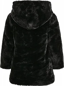 Пальто Teddy с капюшоном для девочек Urban Classics synthetic.ua - Фото 1