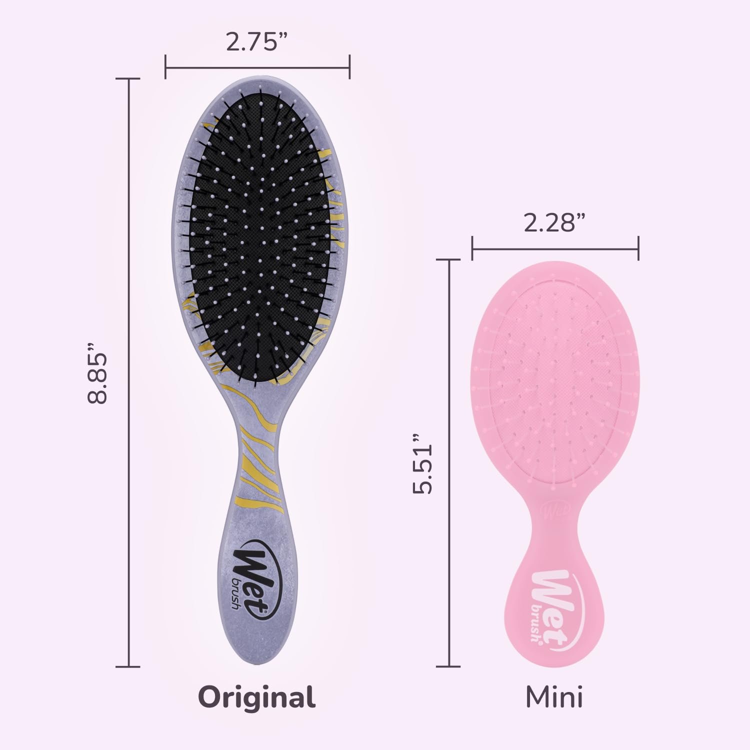 Гребінець WetBrush Original Detangler Disney Elegant Princess Ariel, фото №5