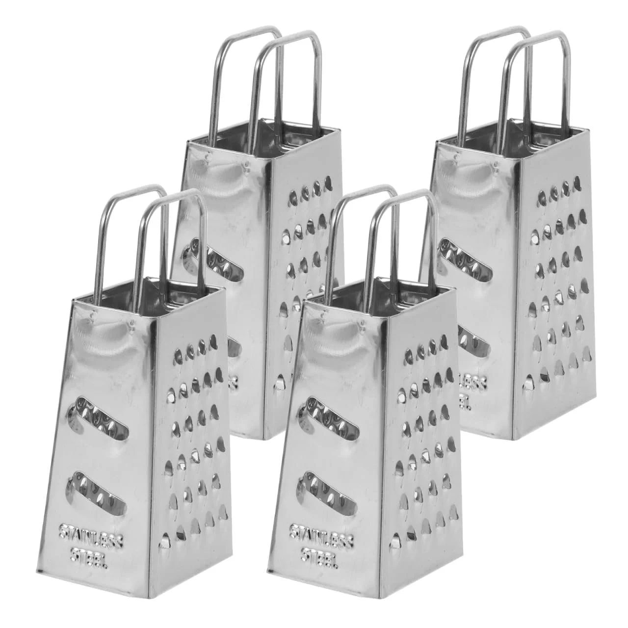 Терка Alipis Mini, Набор из 4, Нержавеющая сталь., фото №1 Терка Alipis Mini, Набор из 4, Нержавеющая сталь., фото №1