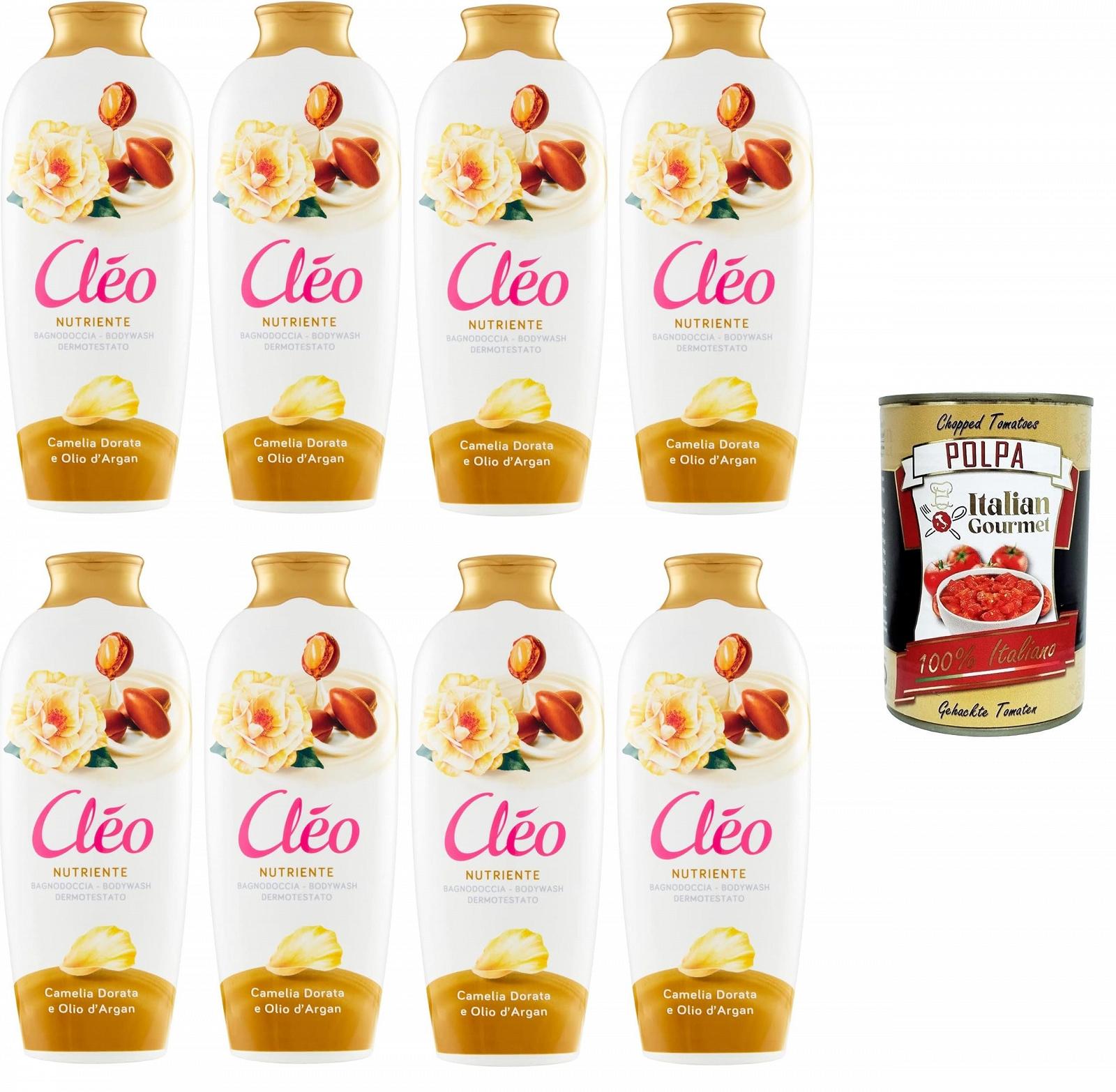 Гель для душу Cleo Camelia Dorata e Olio di Argan 8 шт. по 750 мл, фото №1