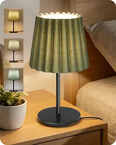 Настільна лампа ZJ15TLD05 E27 3 колірні температури зелений/чорний - Фото 1