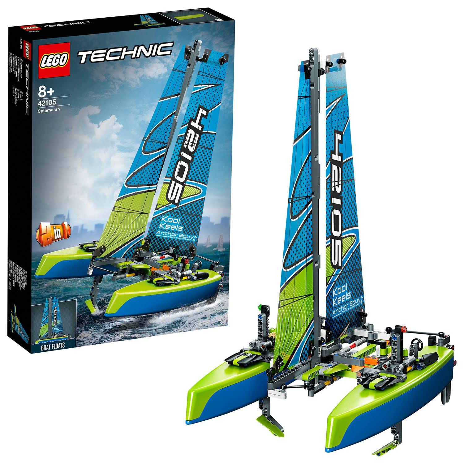 Конструктор LEGO® Technic™ 42105 Катамаран дитячий, фото №1 Конструктор LEGO® Technic™ 42105 Катамаран дитячий, фото №1