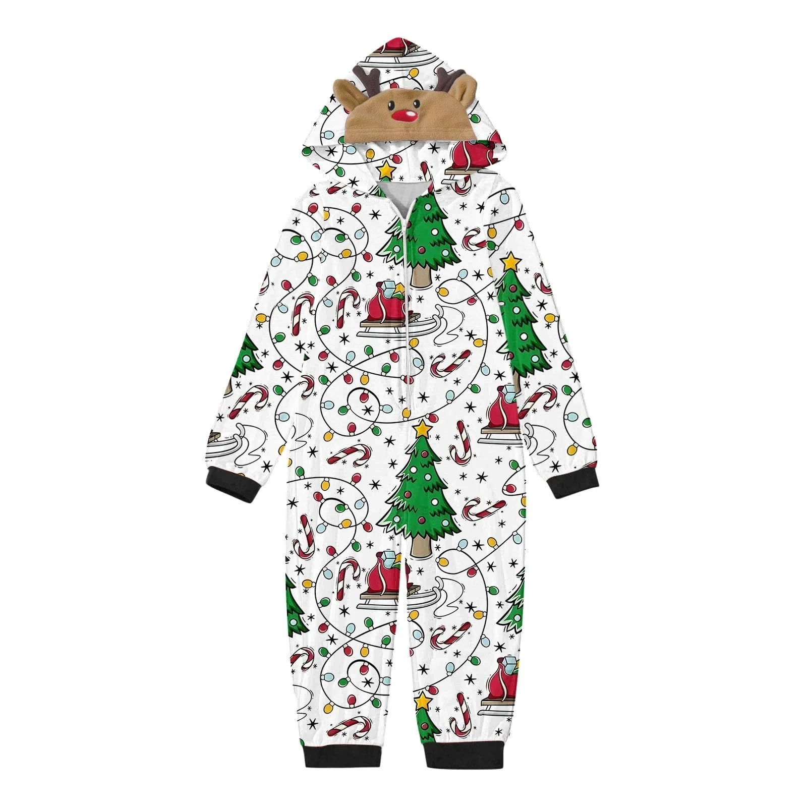 Сімейна різдвяна піжама Yekdmxop для сім'ї, фото №2 Сімейна різдвяна піжама Yekdmxop для сім'ї, фото №2