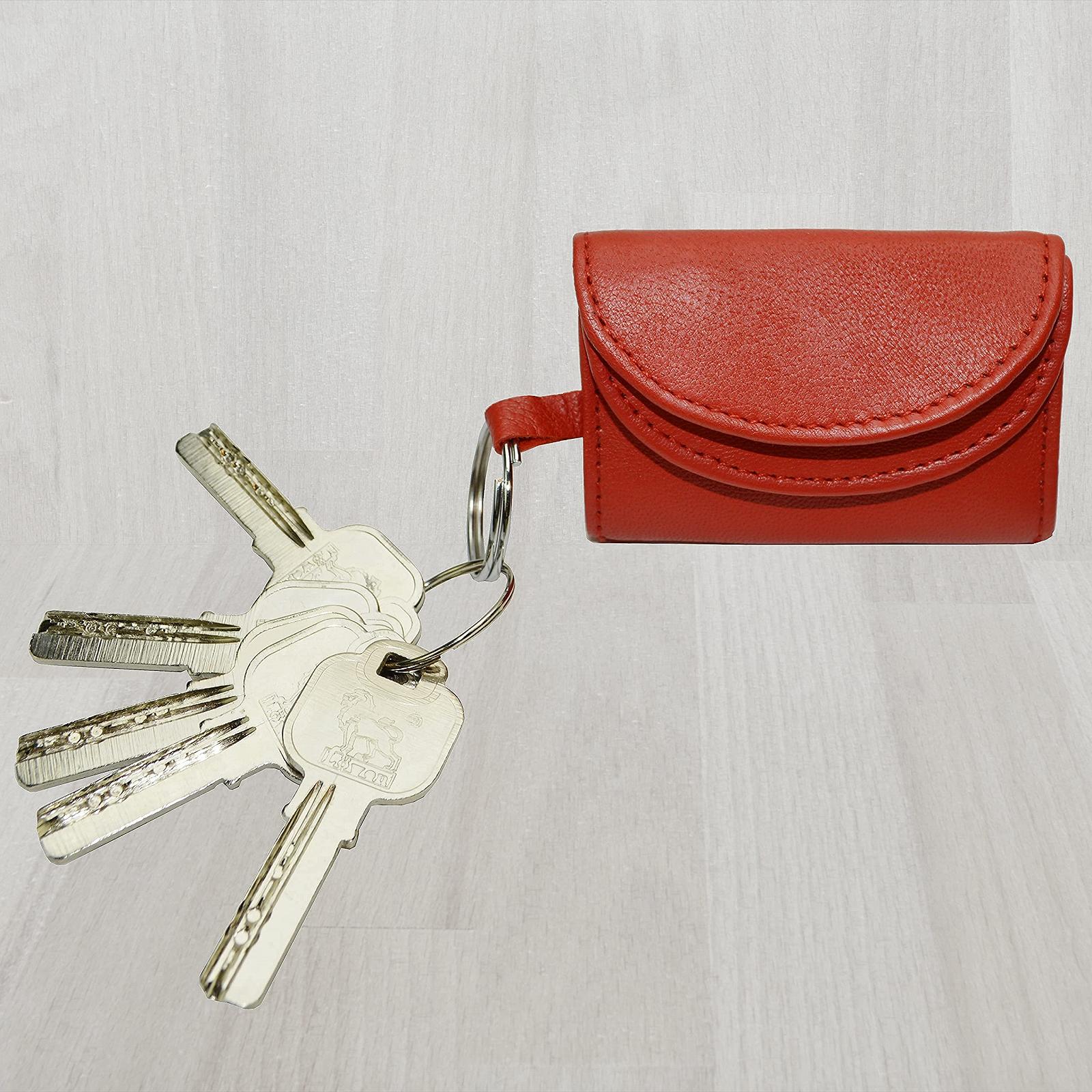 Кошелек Flevado Mini для вечеринок с кожаным брелоком Красный, фото №9