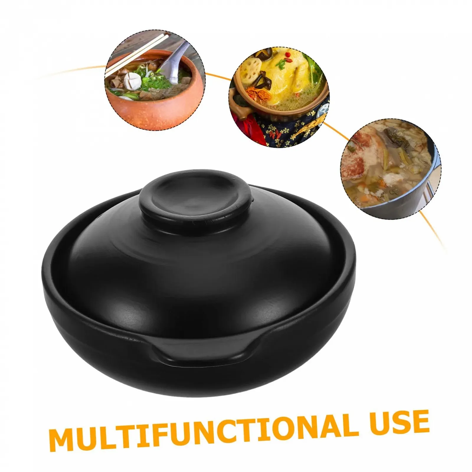 Каструля iplusmile керамічна з кришкою літієва кераміка, фото №3 Каструля iplusmile керамічна з кришкою літієва кераміка, фото №3