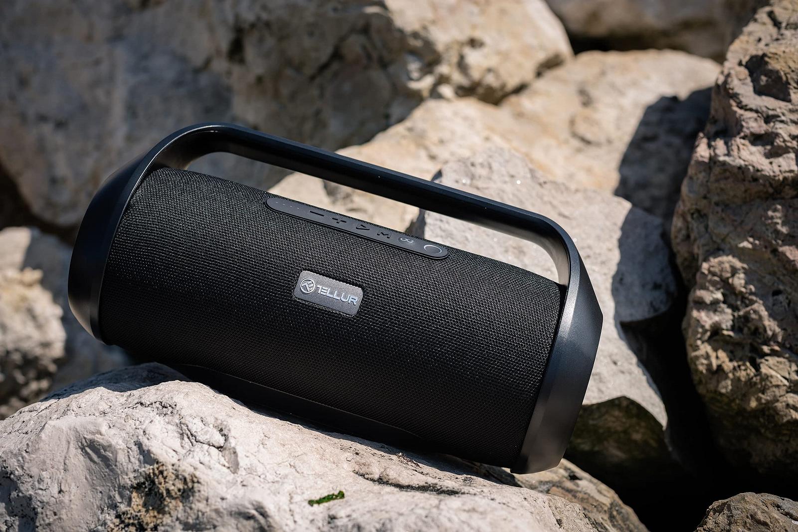 Колонка TELLUR Obia Bluetooth 50 Вт IPX5 USB MP3 AUX 3.5 мм Чорний, фото №5