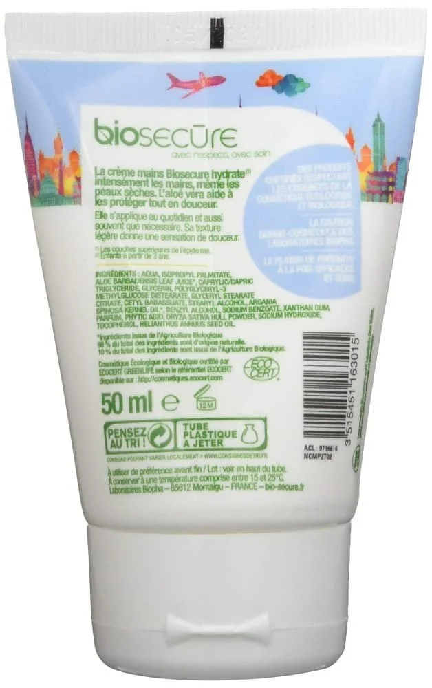 Крем для рук Biosecure для сухой кожи 50мл 1 шт, фото №2