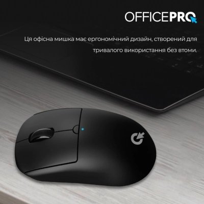 Мышка OfficePro M307B Silent Click Wireless/Bluetooth Black (M307B), фото №8 Мышка OfficePro M307B Silent Click Wireless/Bluetooth Black (M307B), фото №8