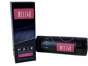 Филер для волос WELL4U Рассеянные волосы, Редеющие волосы, Для утолщения волос, 10 цветов, 25 г (Серый, 25 г) synthetic.ua - Фото 1