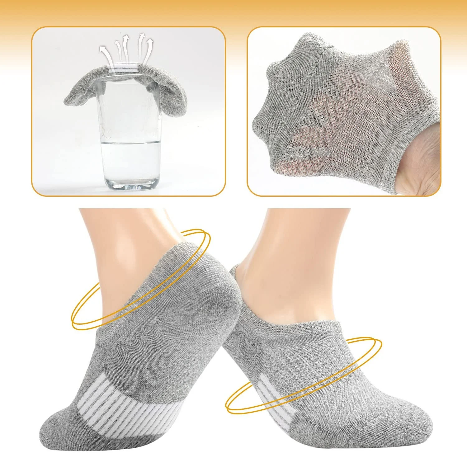 Носки спортивные Trainer 39-42, 35-38 (6 пар), фото №4