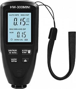 Толщиномер краски цифровой iCar HW-300 Mini 0 2000 мкм Fe и Nfe Черный 050738 - Фото 1