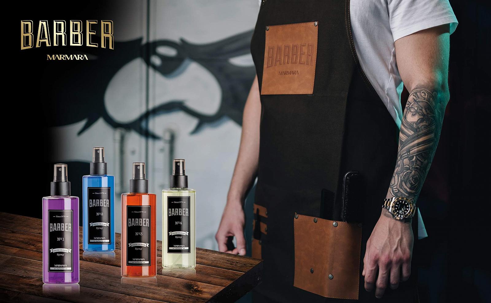 Одеколон Marmara No.11 BARBER 1 х 400 мл в стеклянной бутылке для мужчин, фото №7