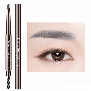 Олівець Eyebrow Set Одинарний Подвійний Світло-сірий Один розмір - Фото 1