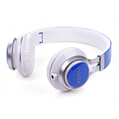 Наушники Vinga HSM040 White/Blue HSM040WB, фото №3 Наушники Vinga HSM040 White/Blue HSM040WB, фото №3