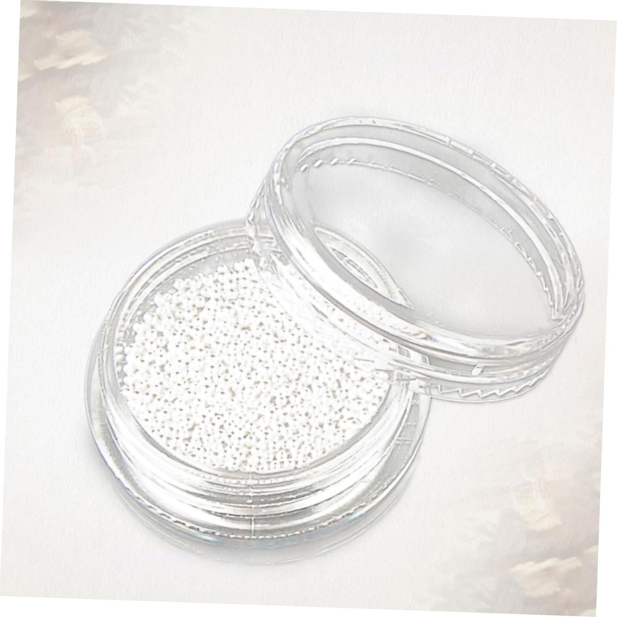 Круглі намистини для дизайну нігтів Сріблясті, фото №3