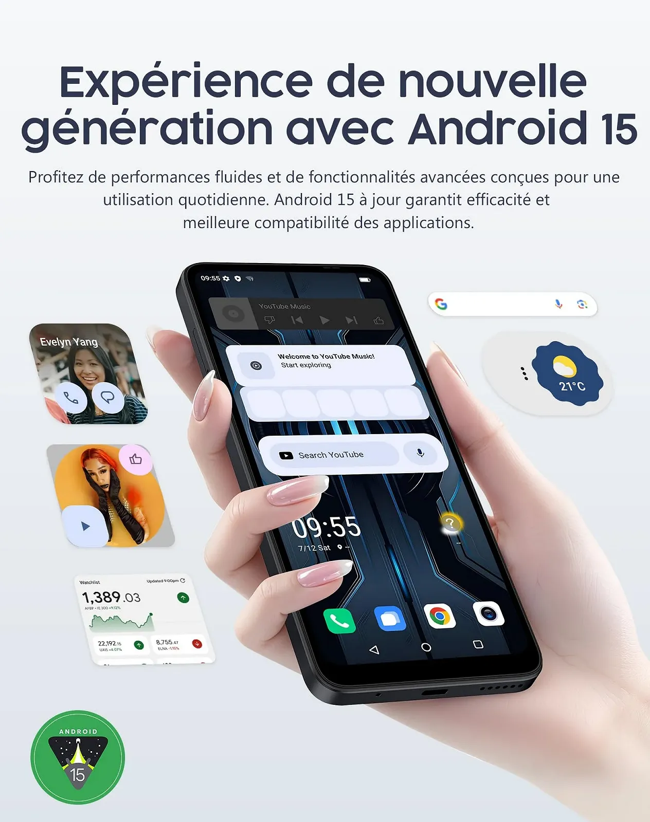 Смартфон invens Ultra 13P 16GB RAM 128GB 4G Dual SIM 6.79" HD+ 5000mAh 64MP+16MP Green, фото №2 Смартфон invens Ultra 13P 16GB RAM 128GB 4G Dual SIM 6.79" HD+ 5000mAh 64MP+16MP Green, фото №2