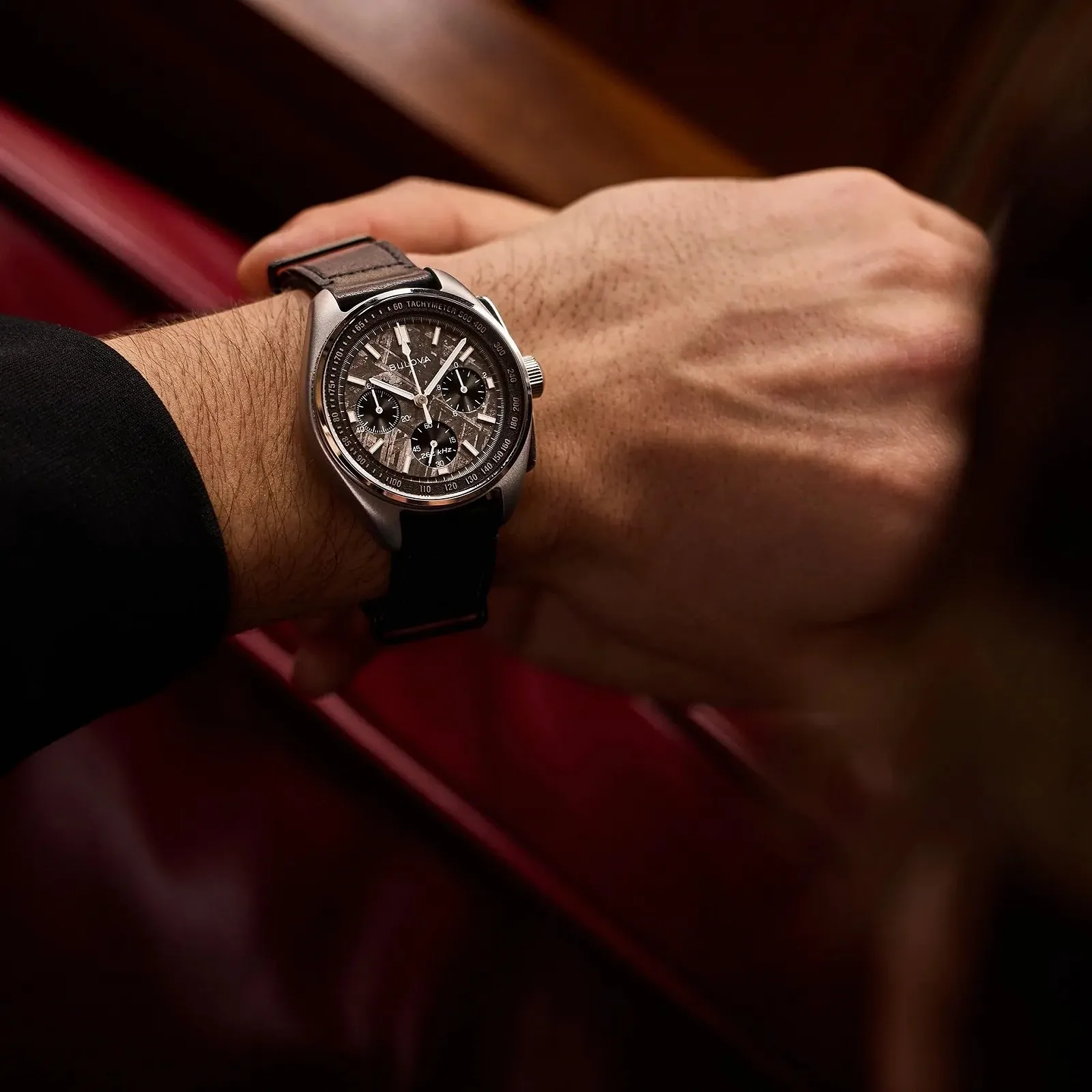 Часы Bulova Classic 96A312, черный, фото №7 Часы Bulova Classic 96A312, черный, фото №7