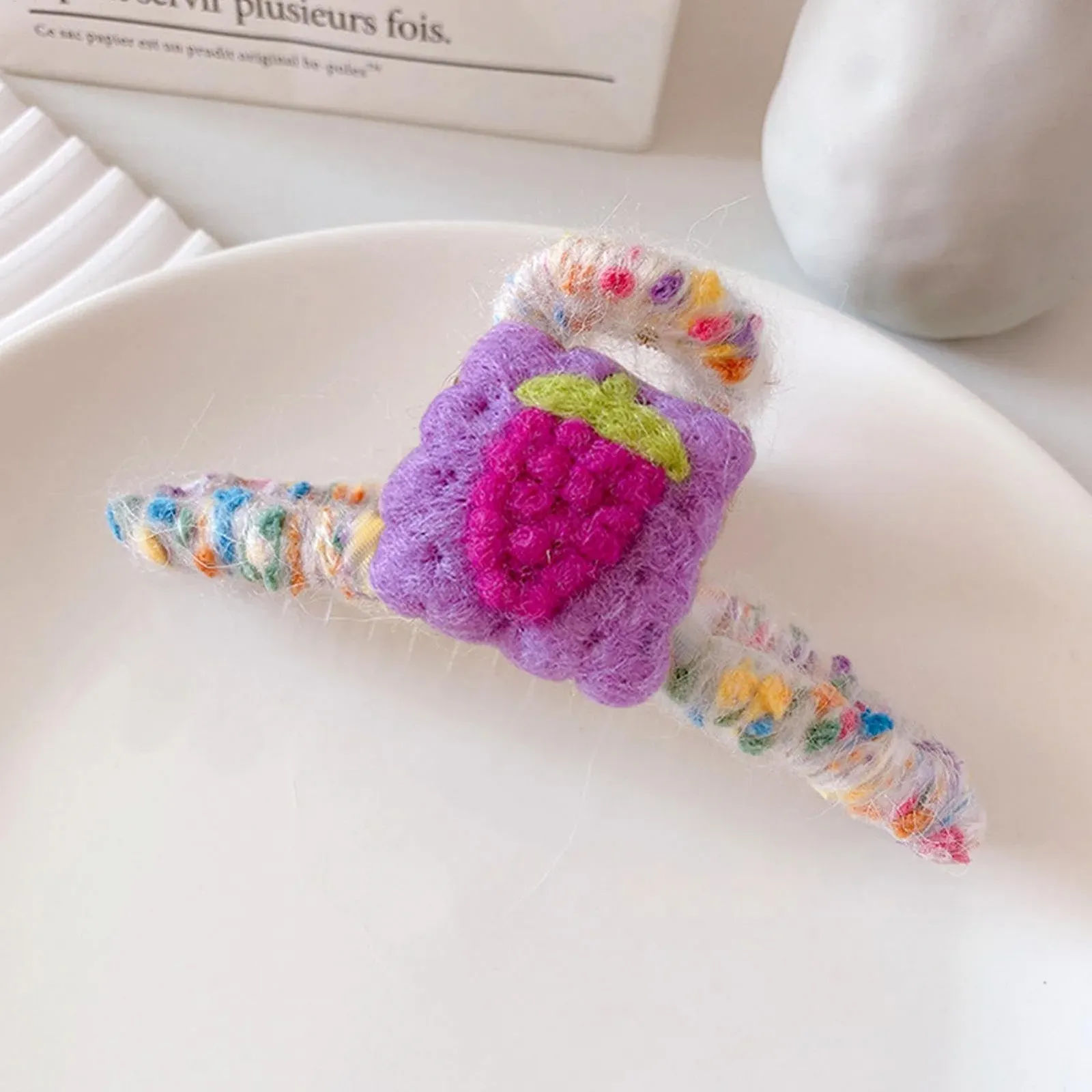 Заколки для волос Мягкие когти для волос Креативные заколки-акулы для размытых волос Большие нескользящие заколки для волос Модный многоразовый головной убор, фото №9