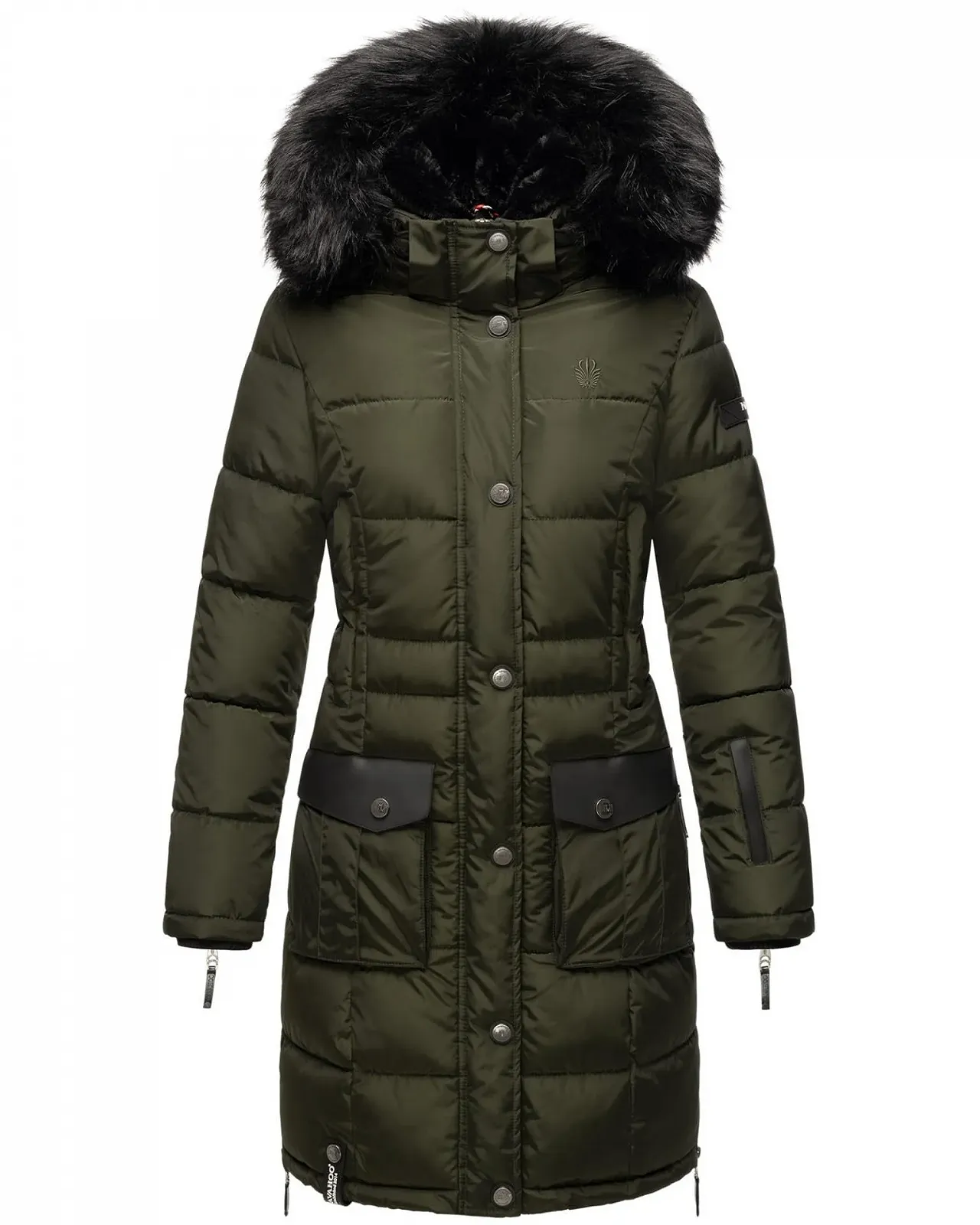 Женская зимняя куртка Navahoo B871, утепленная, длинная, фото №2