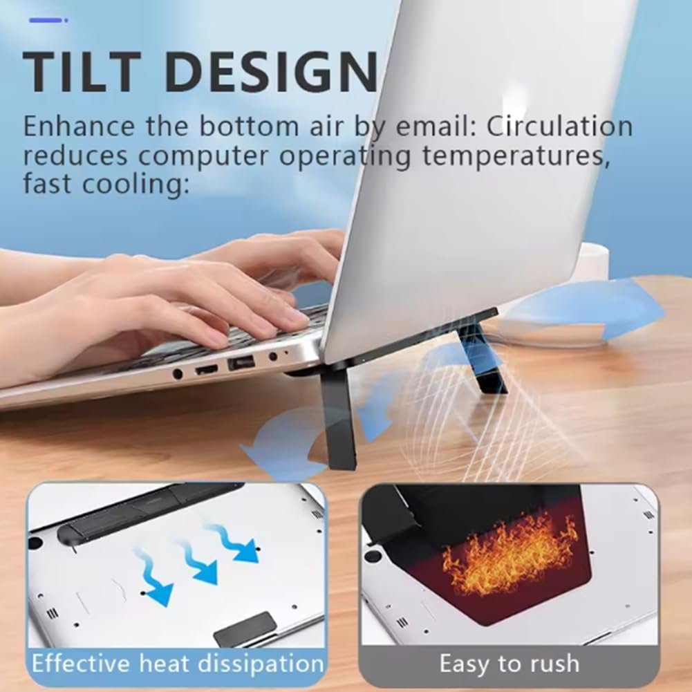 Подставка для ноутбука Настольная Поднятая Вертикальная Складная Портативная, фото №3