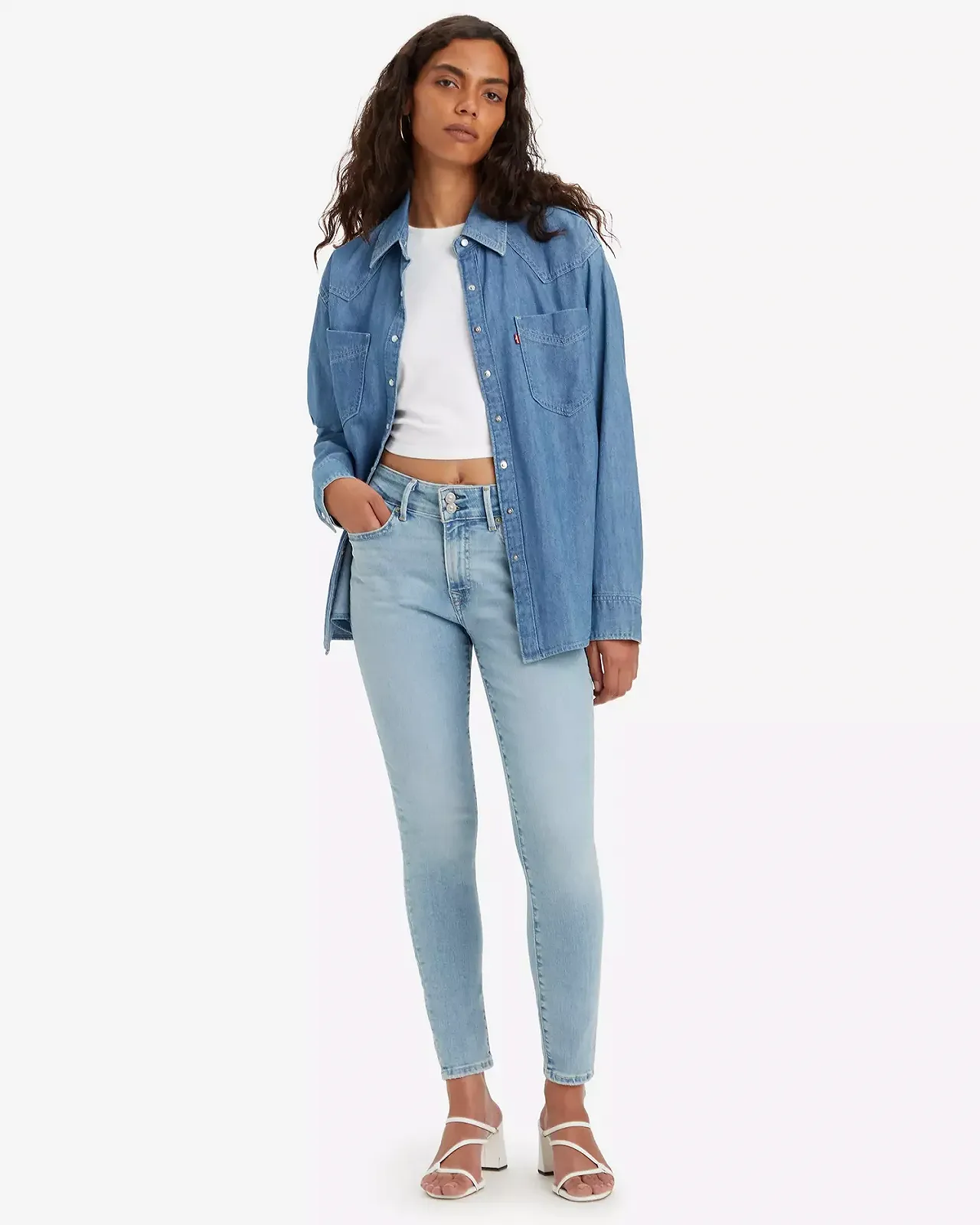 Жіночі джинси Levis - 711 Double Button Moments Like This - 24, фото №1 Жіночі джинси Levis - 711 Double Button Moments Like This - 24, фото №1