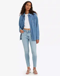 Жіночі джинси Levis - 711 Double Button Moments Like This - 24 - Фото 1