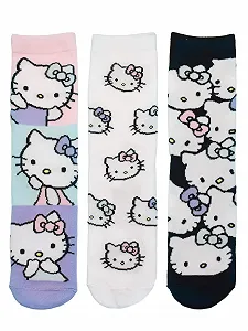 Шкарпетки United Labels Hello Kitty для жінок 38-43 (5 пар) synthetic.ua - Фото 1