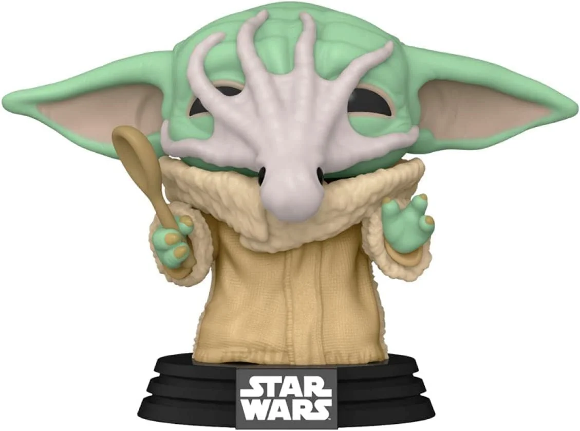 Фігурка Funko POP! Star Wars 469 Grogu with Chowder Squid Soup Creature Special Edition 9,5 см, фото №1