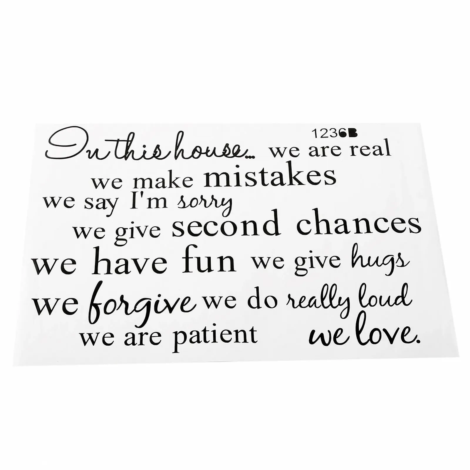 Наклейка на стену PVC Stairs Decorative Stickers Beautiful Art Sayings 61 x 41 см, фото №4 Наклейка на стену PVC Stairs Decorative Stickers Beautiful Art Sayings 61 x 41 см, фото №4