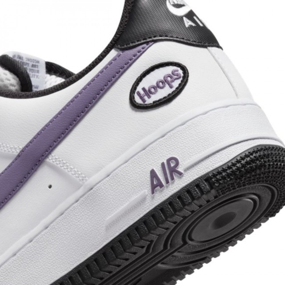 Кросівки Nike air force 1 low hoops white canyon purple 46, фото №2