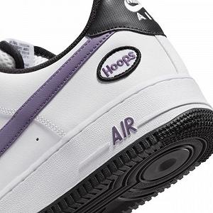 Кросівки Nike air force 1 low hoops white canyon purple 46 synthetic.ua - Фото 1