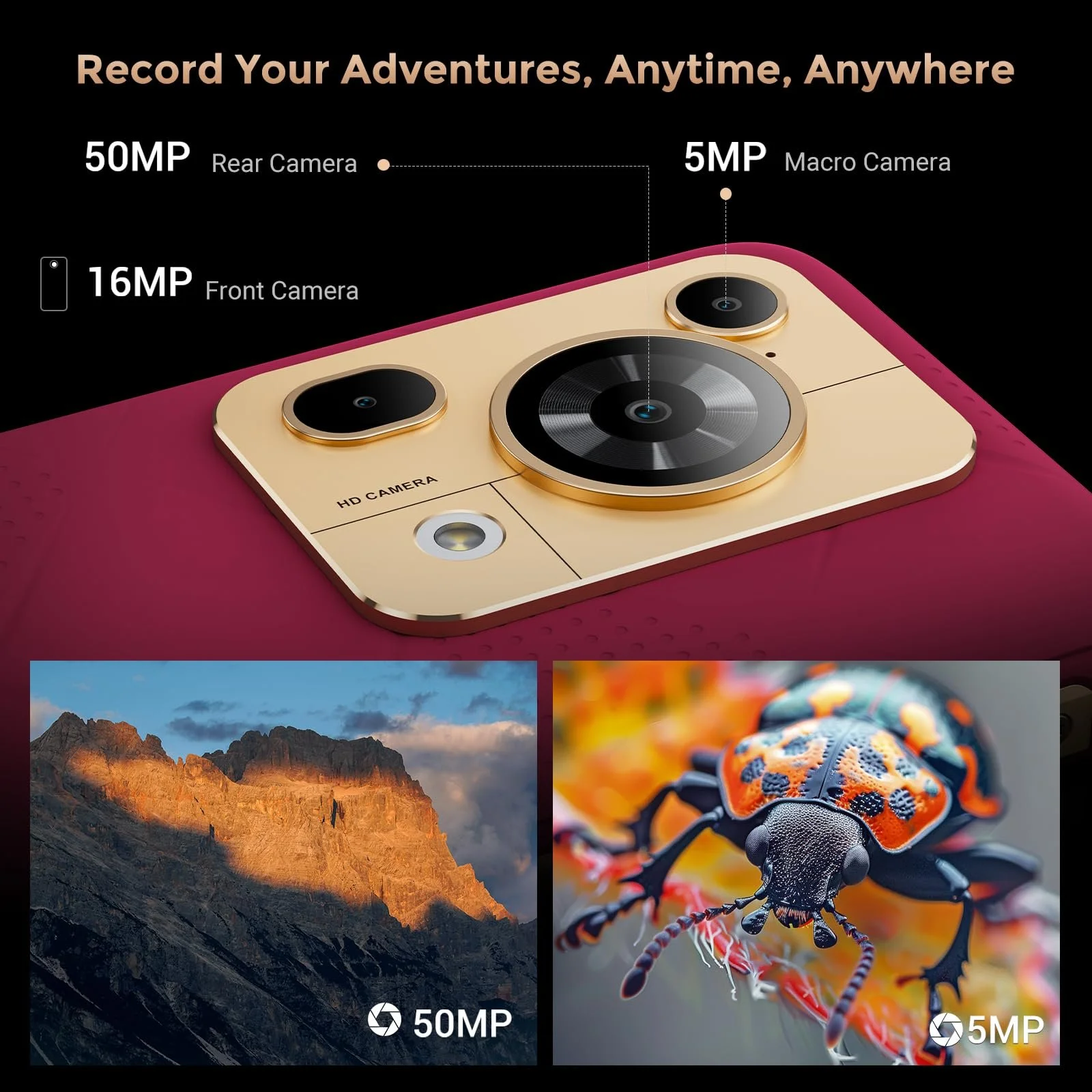 Смартфон FOSSiBOT F112 Pro 5G 24GB 256GB Red, фото №5