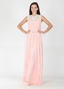 Платье Enna Levoni M 44 Пудровый (ND-3513-1-Powder) synthetic.ua - Фото 1