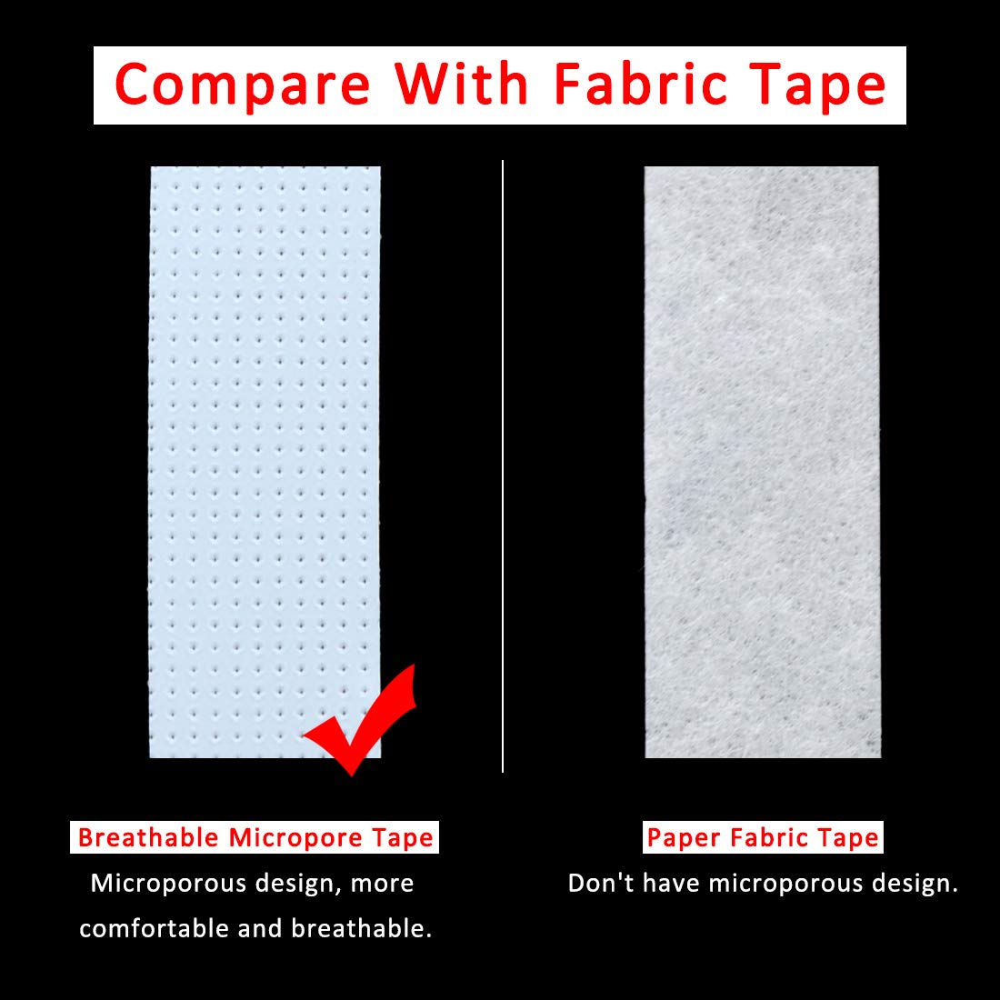Стрічка Obeyalash 6 рулонів для нарощування вій Micropore дихаюча медична JP lash tape, фото №5