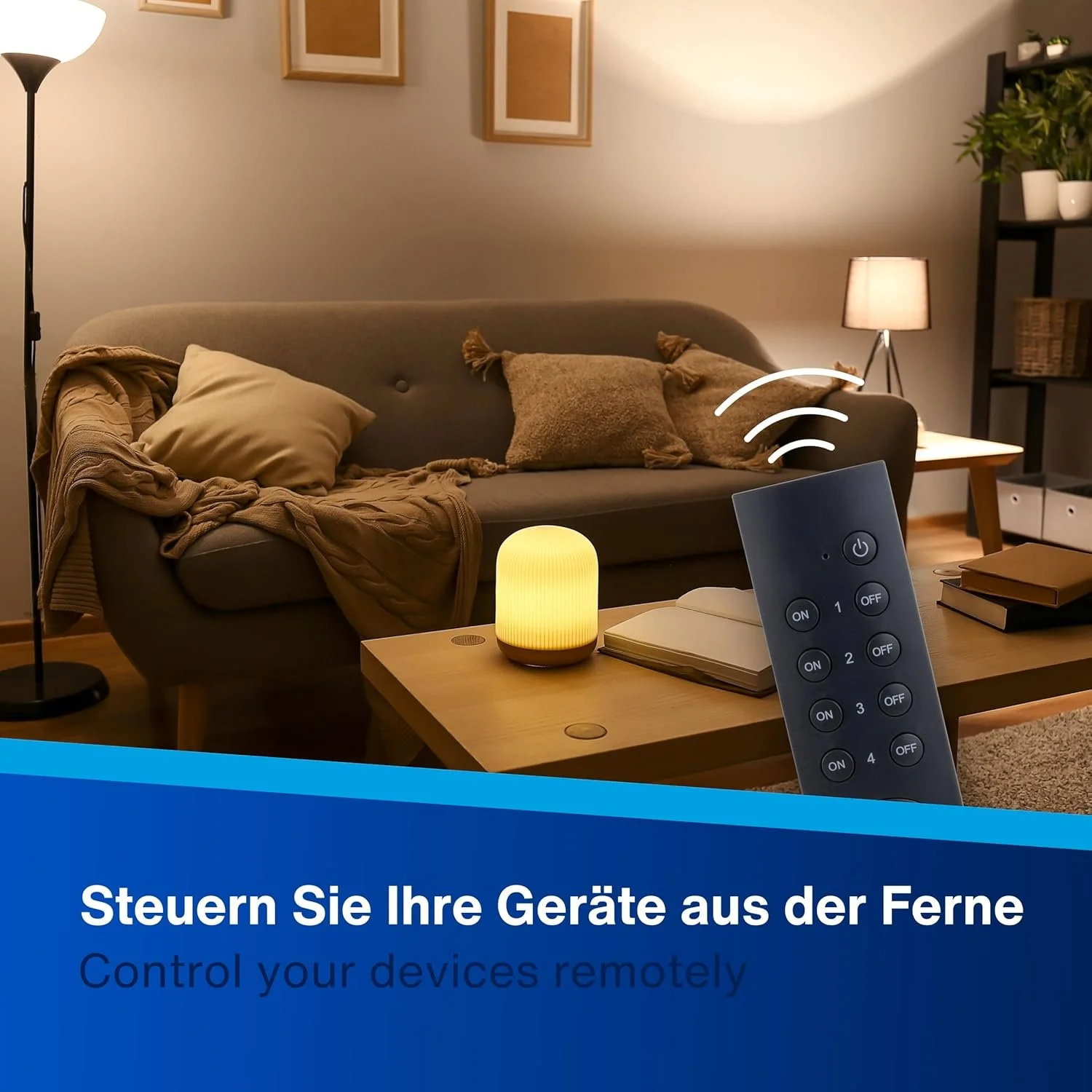 Набір розеток з пультом ДК REV RF201R Чорний, фото №7 Набір розеток з пультом ДК REV RF201R Чорний, фото №7