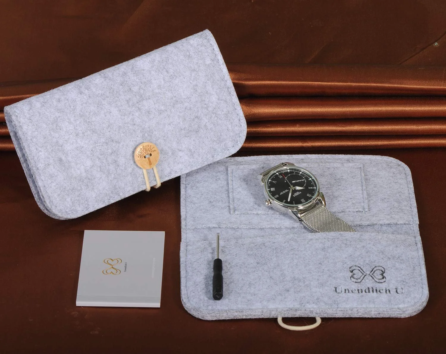 Мужские Кварцевые Часы Unendlich U Аналоговые Хронограф с Секундомером Водонепроницаемые 30М Серые Минималистичные, фото №7 Мужские Кварцевые Часы Unendlich U Аналоговые Хронограф с Секундомером Водонепроницаемые 30М Серые Минималистичные, фото №7