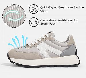 Женские Кроссовки на платформе LUCKY STEP Ретро Классические Кроссовки synthetic.ua - Фото 1
