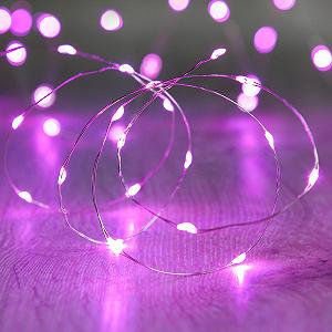Мікро гірлянда Lights4fun 20 LED на батарейках - Фото 1