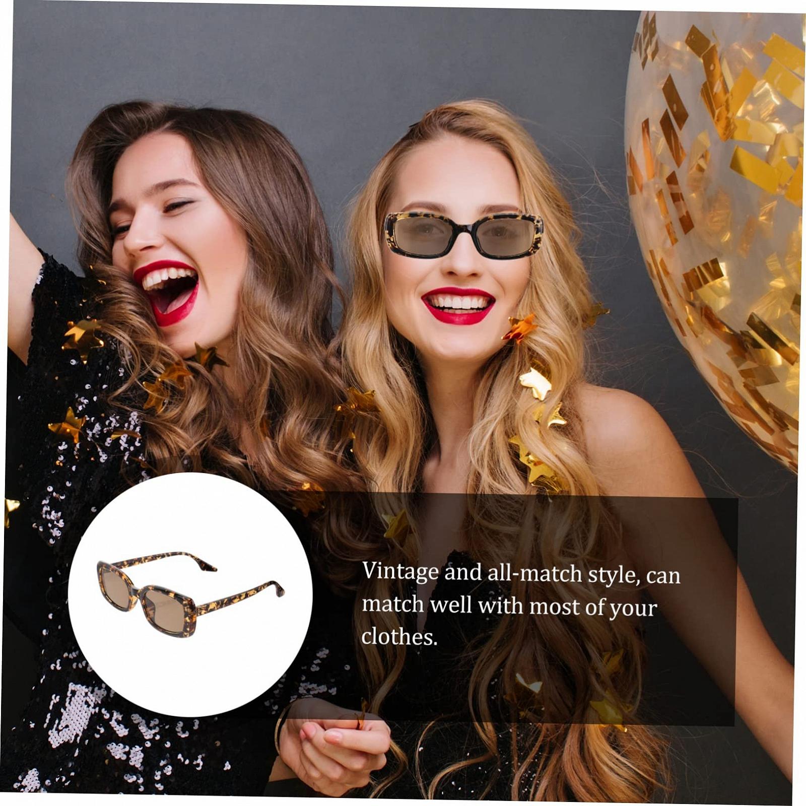 Сонцезахисні окуляри PACKOVE 2 пари Ретро оправа, фото №8