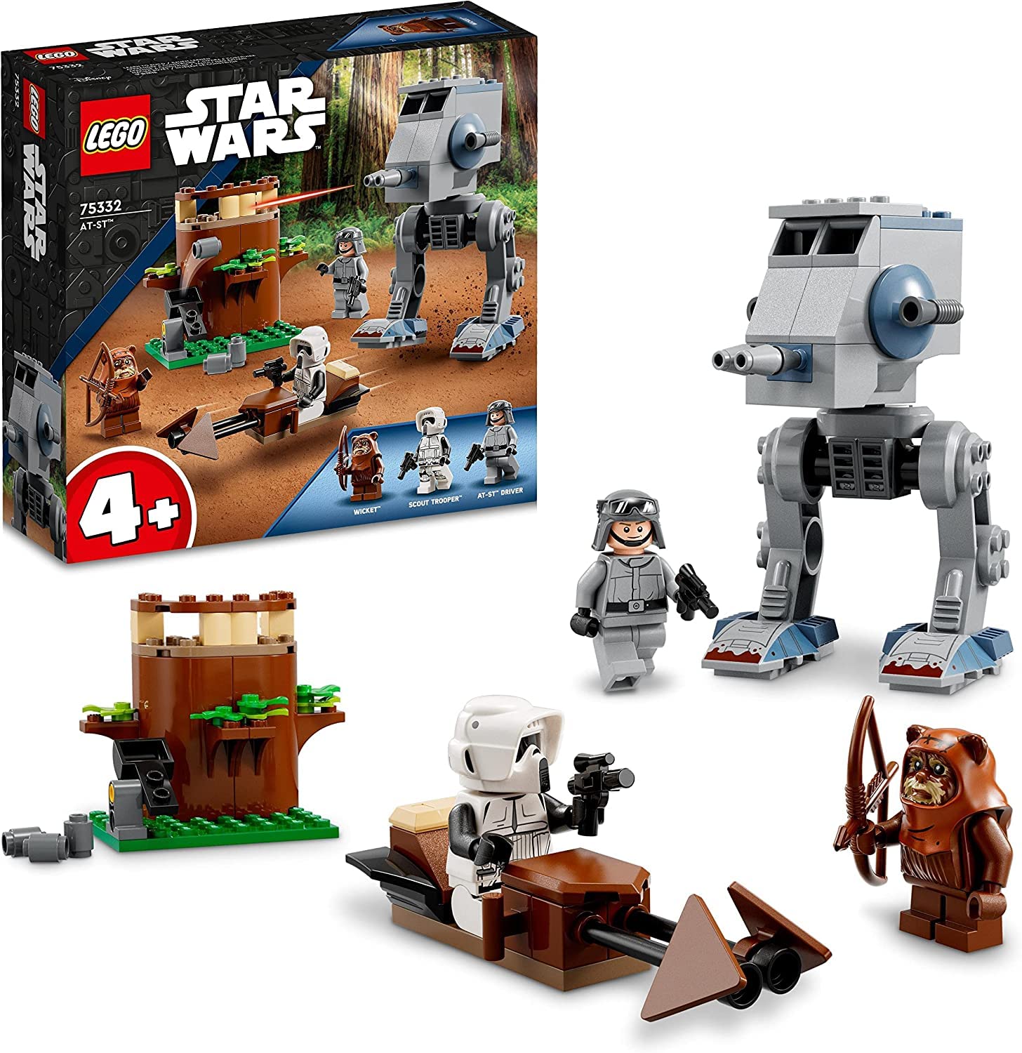 Конструктор Lego Star Wars AT-ST 75332 + Пазл Star Wars для хоробрих повстанців, фото №2