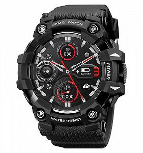 Смарт-часы Skmei S231 силиконовый ремешок Black 16694 - Фото 1