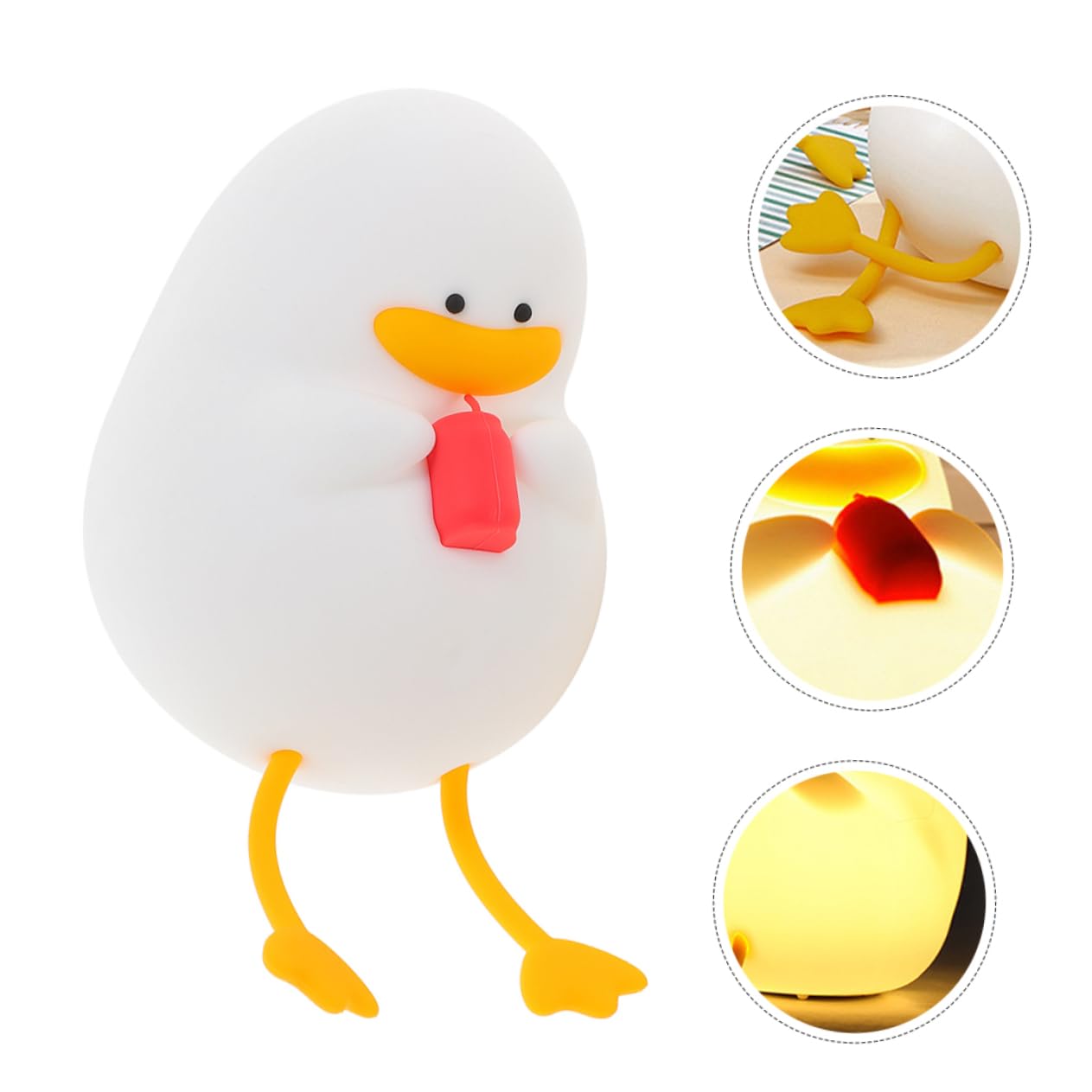 Нічник Ciieeo Enten Nachtlicht Entenförмний LED Нічник Жовтий, фото №5
