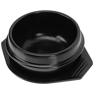 Горшок керамический термостойкий для бибимбапа с глазурованным покрытием - Фото 1